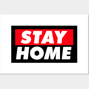 Stay Home Posters and Art